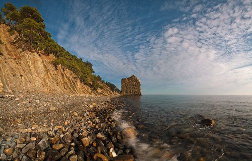 У синего моря ...