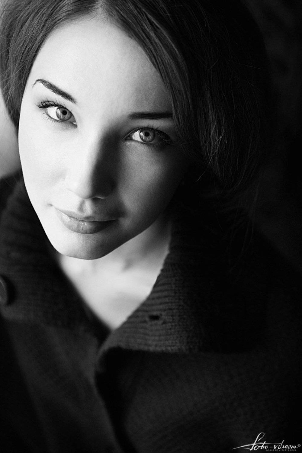 портрет, портрет девушки, черно-белое фото, черно-белая фотография, foto-vdvoem, фото вдвоем, Екатерина foto-vdvoem Малькова