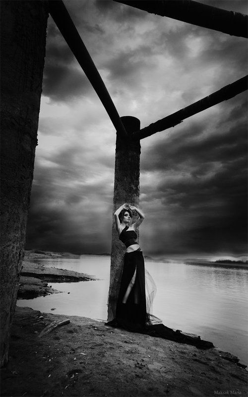 Море в облаках фото превью