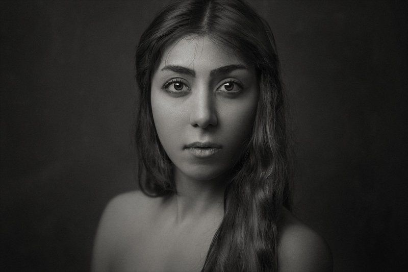 portrait, woman  фото превью