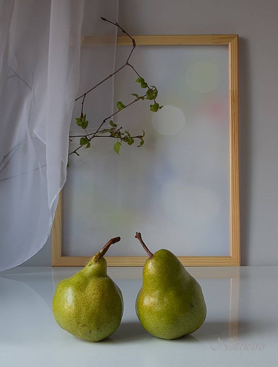 натюрморт, груши, весна, окно, Наталья Кузнецова (Nateletro)