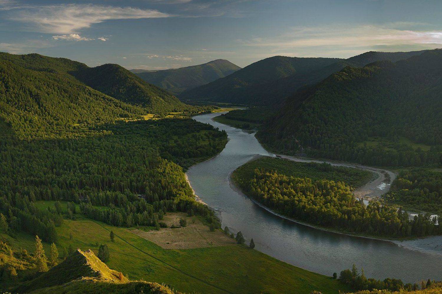 горы, алтай, река, катунь, Сергей Карпов