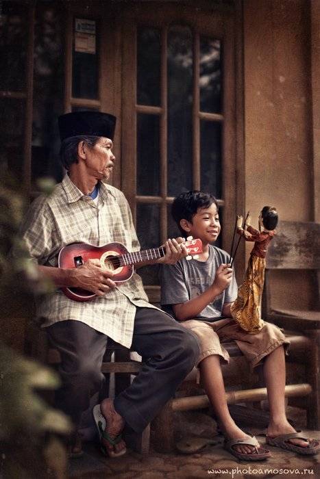 Дети, Индонезия, Люди, Портрет, Семейный портрет, Семья, Ирина Амосова