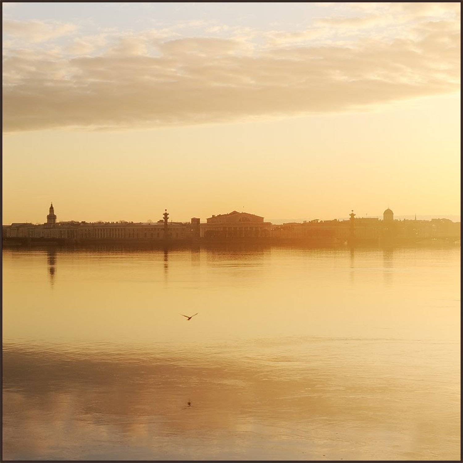 петербург, центр, нева, закат, квадрат, Kirill Shapovalov