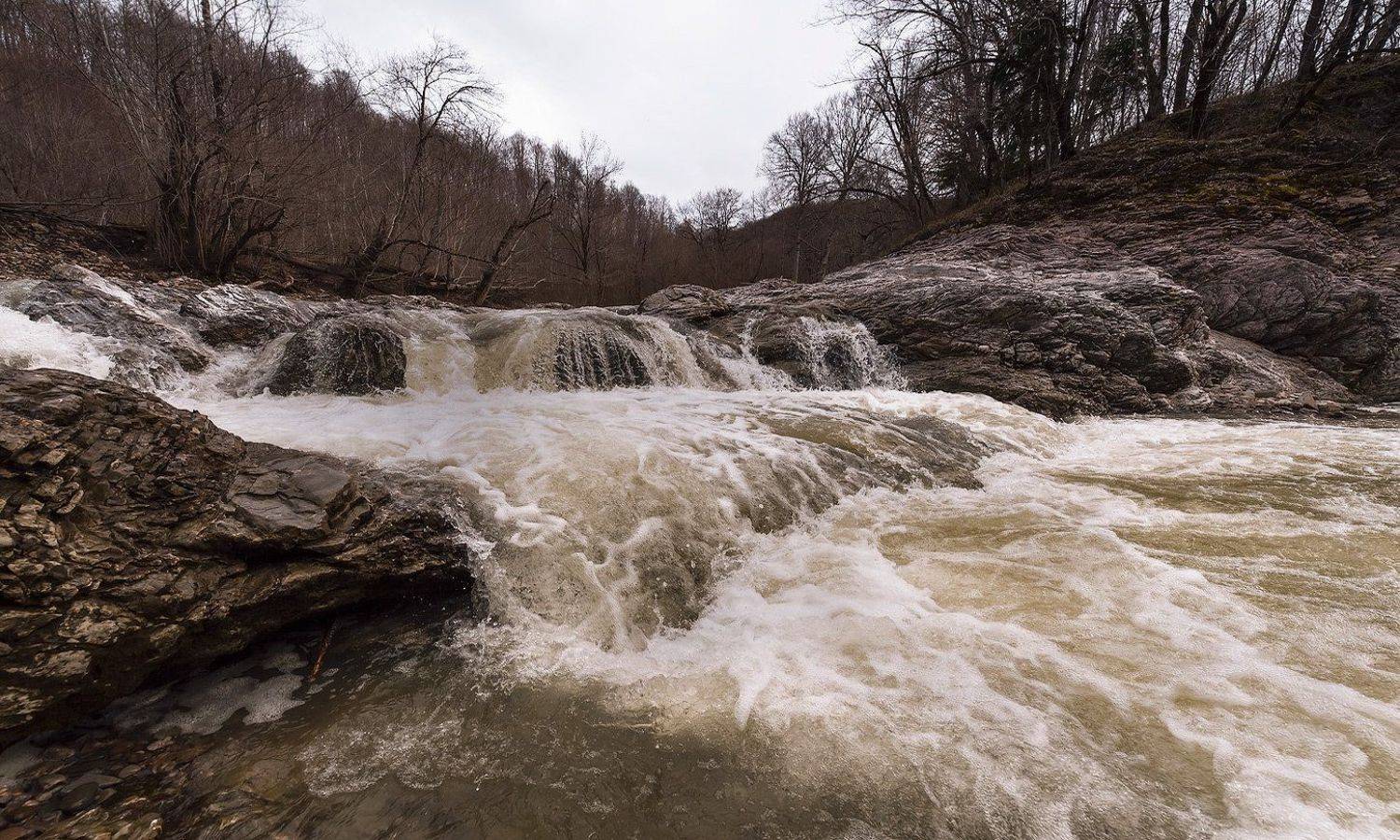 горы , кавказ, река,большой сахрай, ФЁДОР