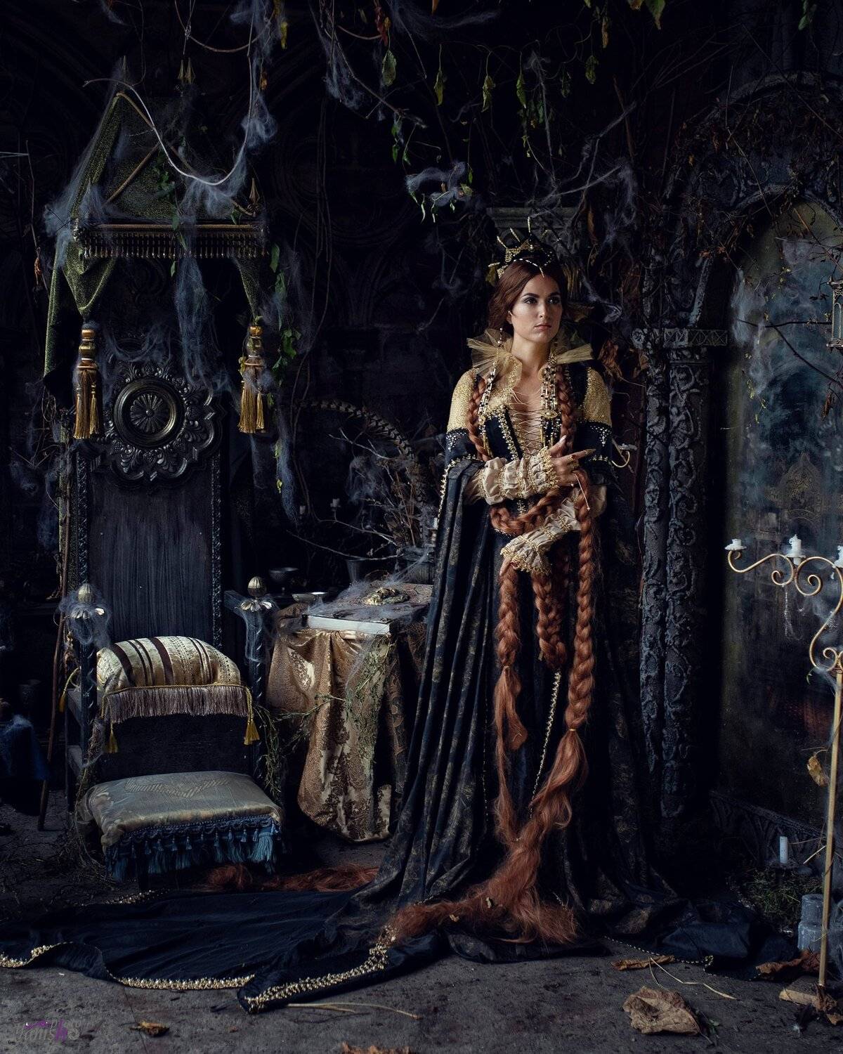 портрет, сказка, постановочное фото, арт, Братья Гримм, фильм, девушка, королева, красиво,студия, Янина Ермакова