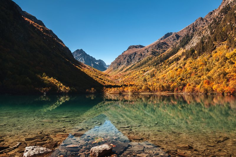 Бадукские озёра, Домбай фото превью