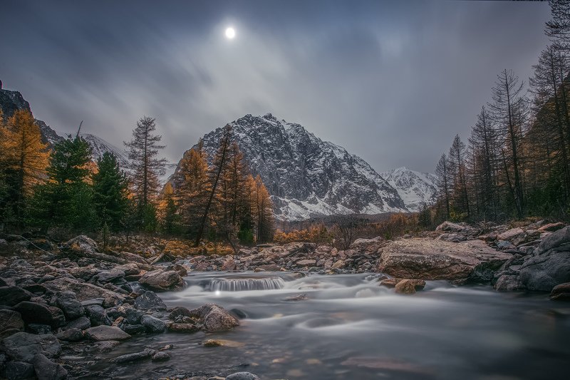 Алтай долина реки Актру фото превью