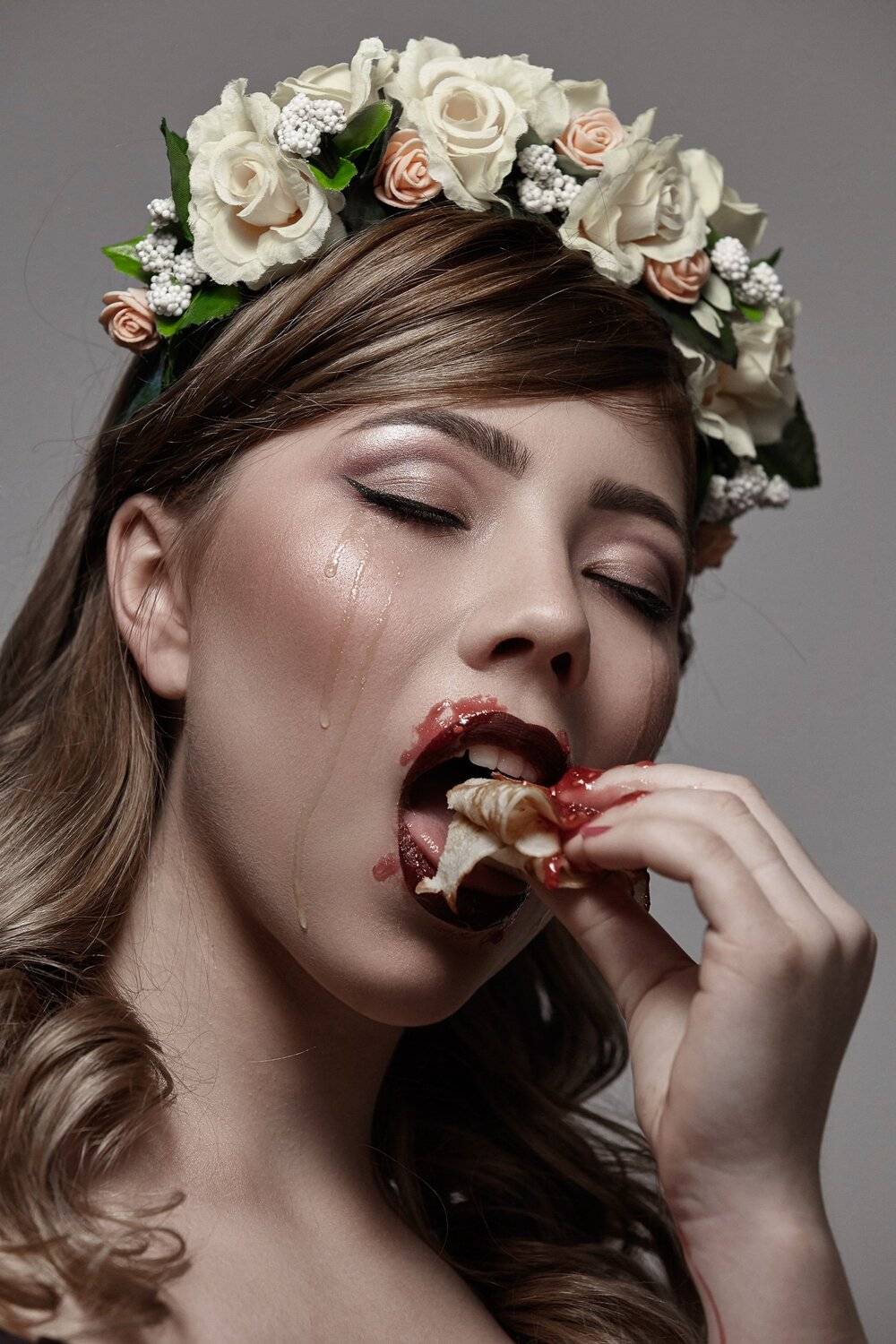 portrait, girl,портрет,девушка,модель,eat,еда, Dancho