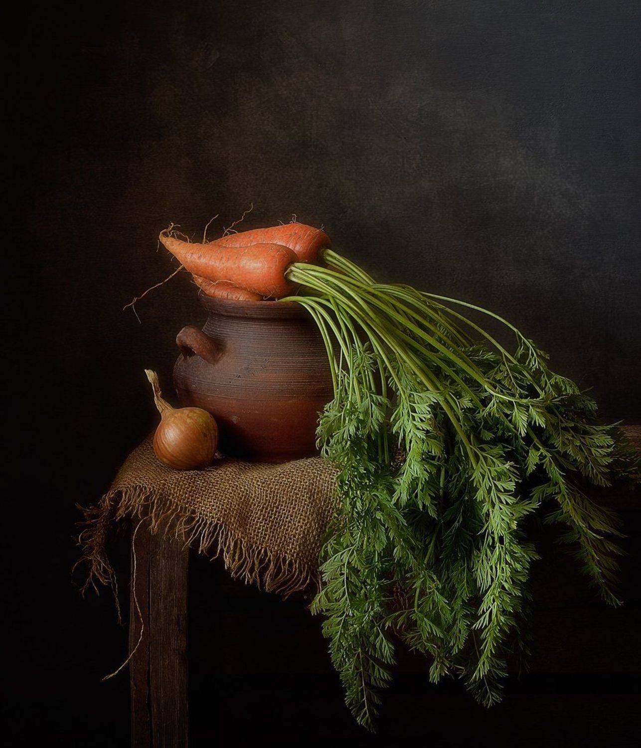 натюрморт,лук,морковь,осень, Наталия К