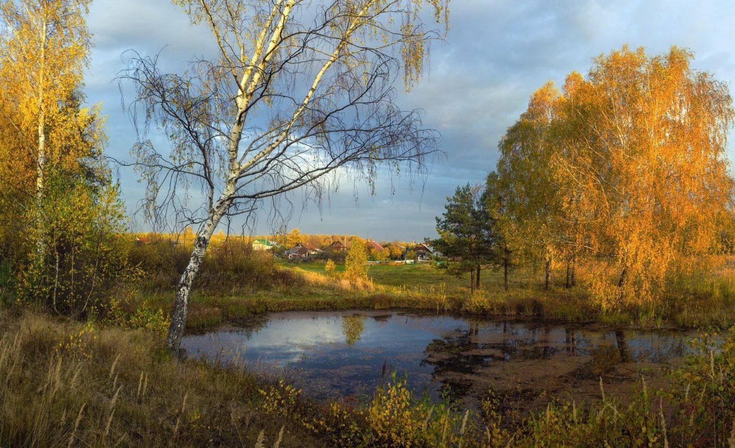 утро осень октябрь  б.холм вода состояние, Дмитрий Алексеев