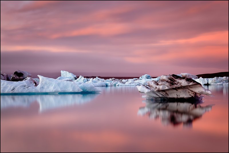 yancho sabev photography, Iceland, Jökulsárlón, no people, nature, fine art, color, tranquility ~ Glacial Lagoon ~ фото превью