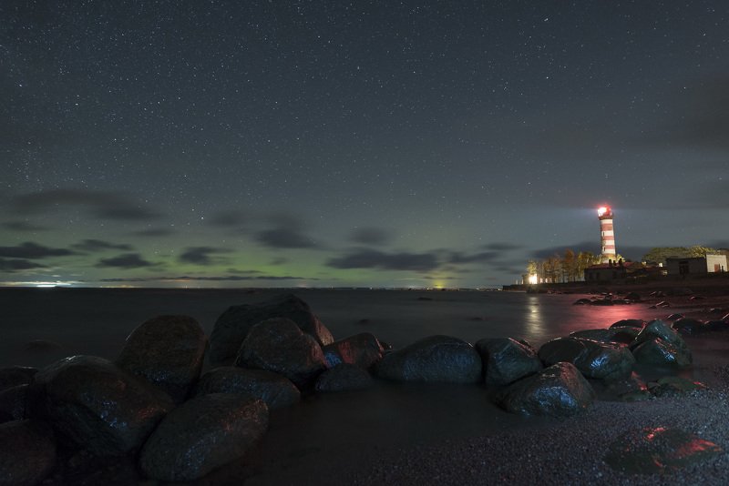 Шепелевский маяк. Штормит фото превью