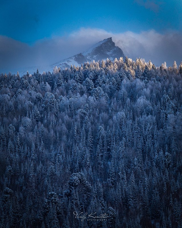 ивановский хребет, западный алтай, казахстан, март 2019 ... морОзит фото превью