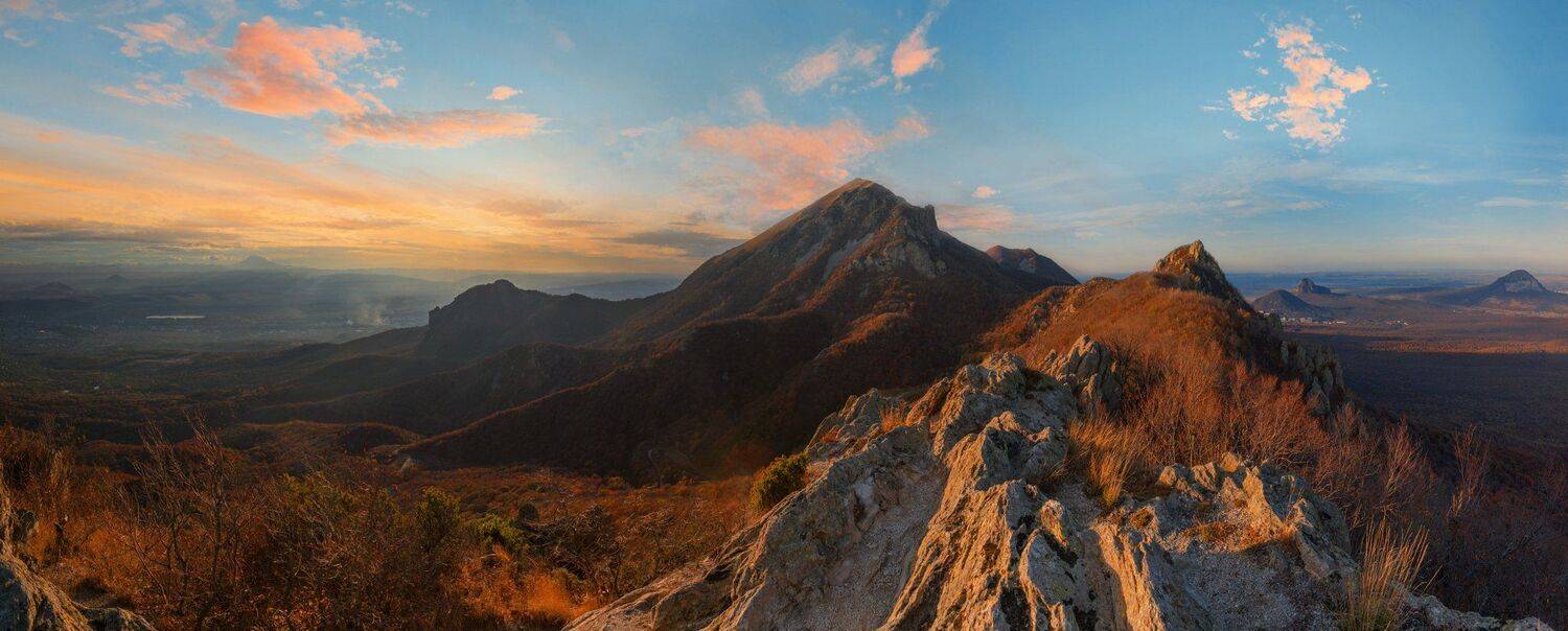 закат,бештау,осень,кмв,природа,пейзаж, Елена Брежицкая