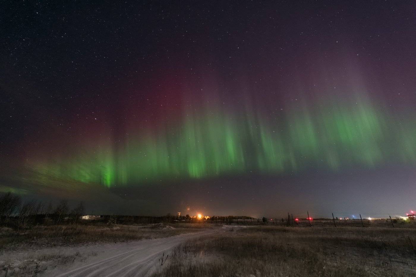 печора,коми,полярное сияние, Игорь Подобаев