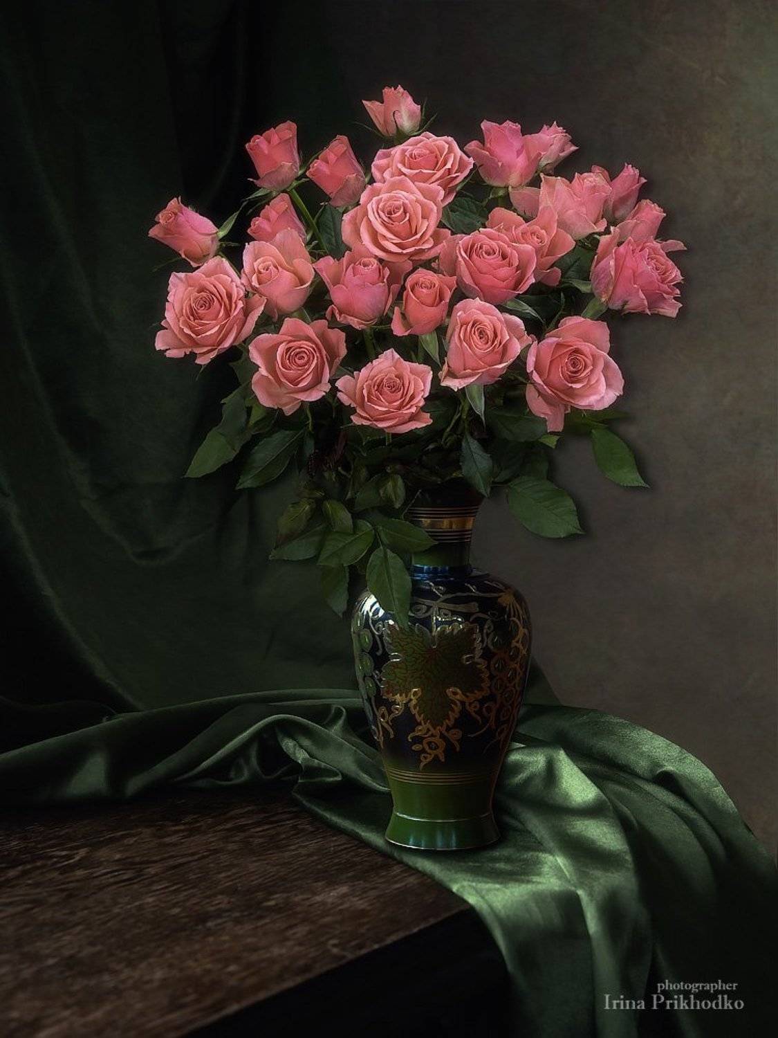натюрморт, цветы, букеты, розы, винтажный, Ирина Приходько