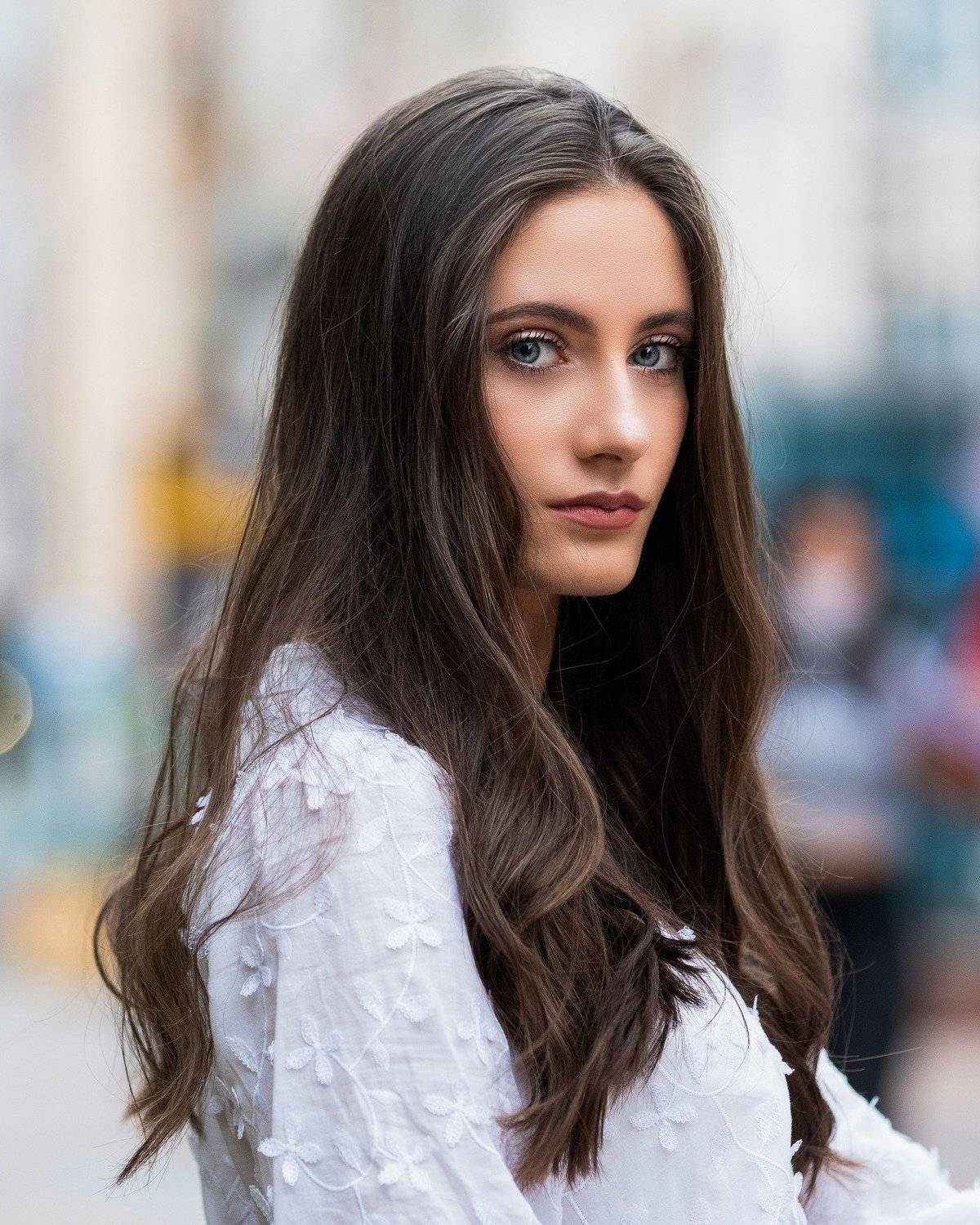 портрет,девушка,красивая,милая,голубые глаза, Дмитрий Александров