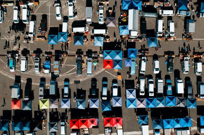 ярмарка, владивосток, площадь, осень, рынок, ракурс, приморье Ярмарка фото превью