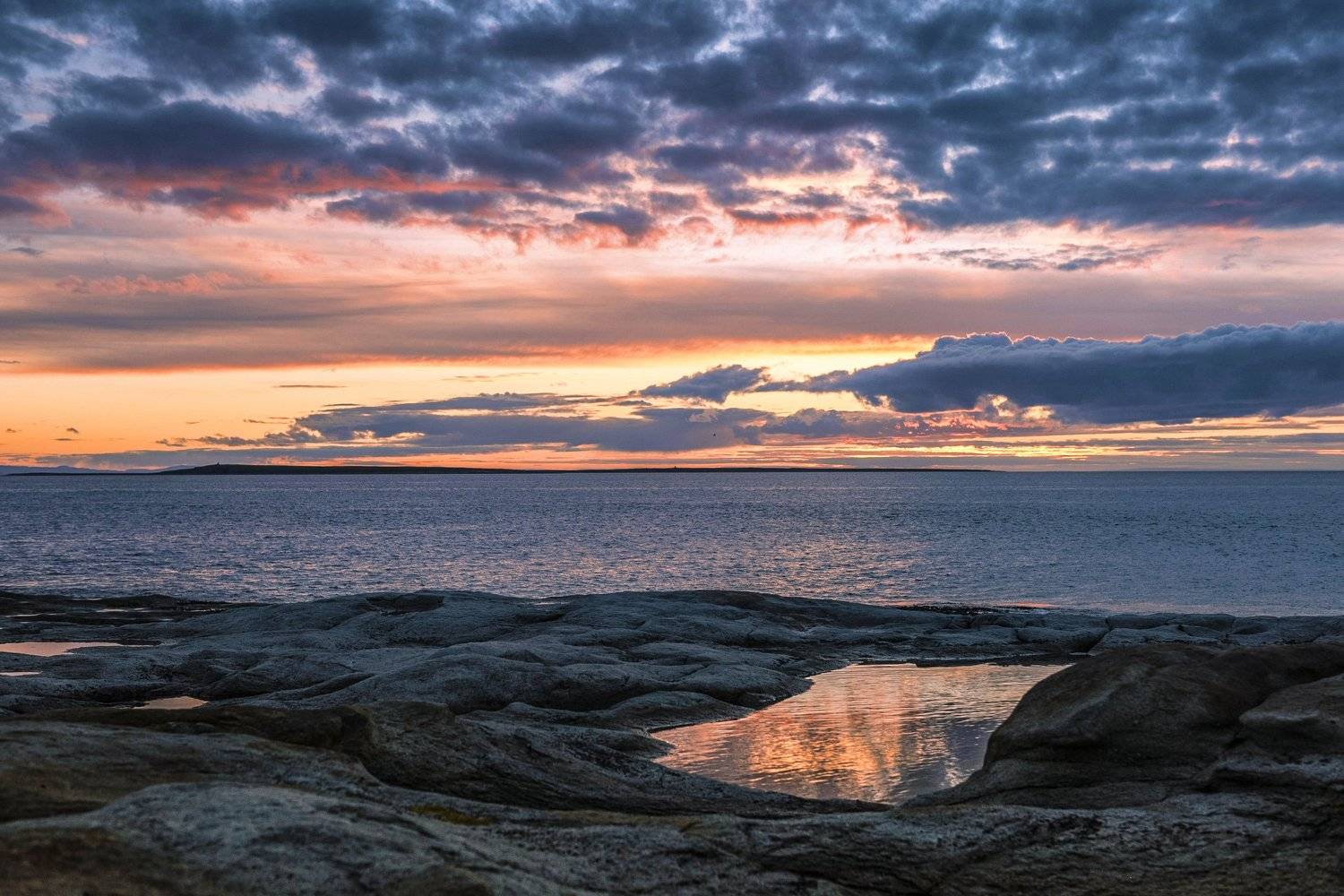 вечер, закат, средний, Владимир Штыриков