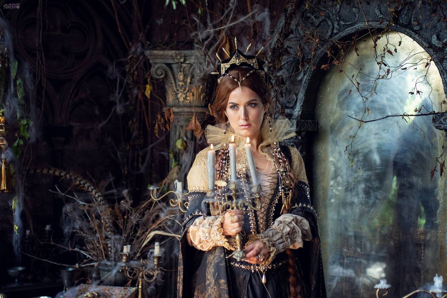 портрет, сказка, постановочное фото, арт, Братья Гримм, фильм, девушка, королева, красиво,студия, Янина Ермакова