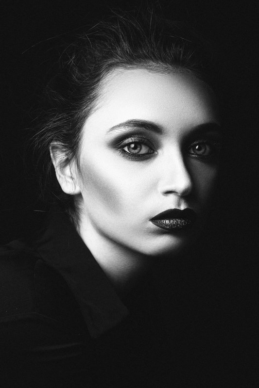 portrait, girl,портрет,девушка,модель,face,russia,moscow,bw,чб Vika фото превью
