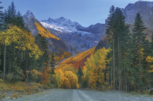 Осень в Домбае