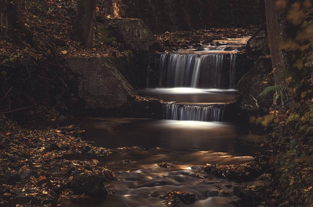 waterfall, nature, autumn, Mycatherina