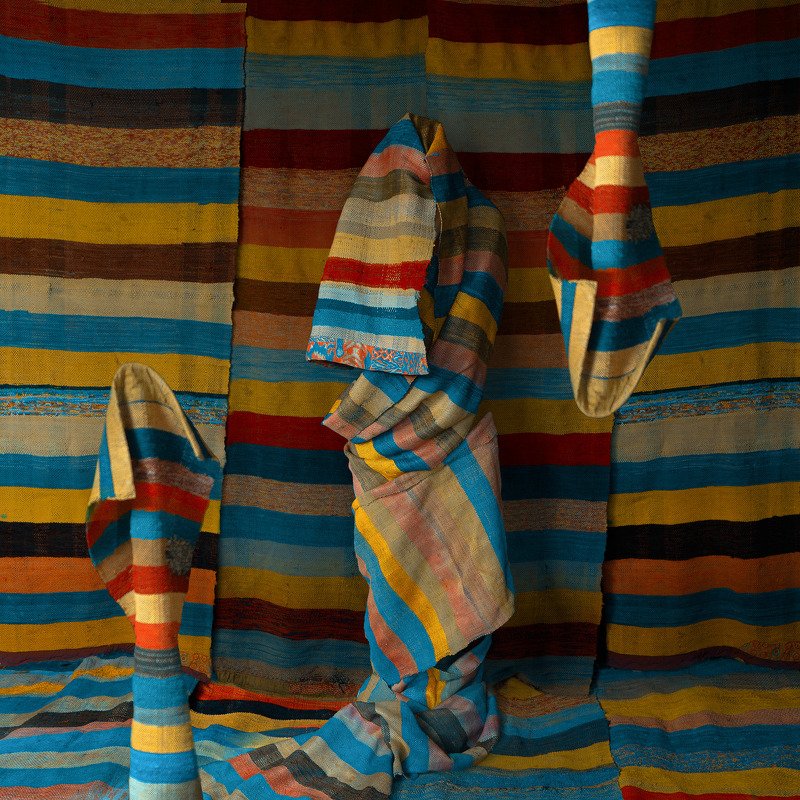 цвет, фактура, ткань, геометрия, кокон, бабочка, египет, полосы Бабочка фото превью