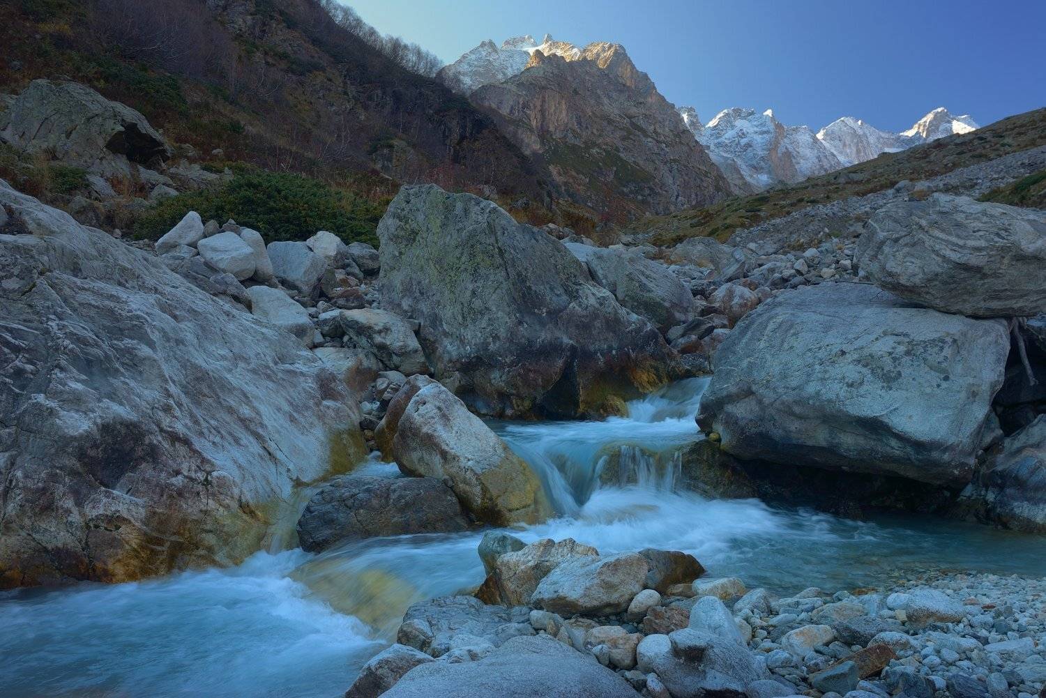 горы осень река гондорай, Александр Жарников