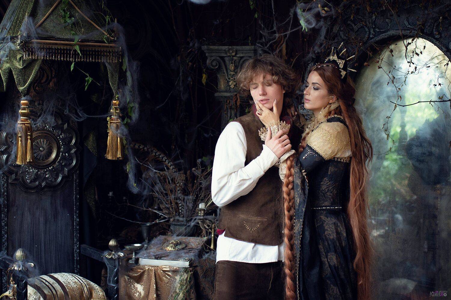 портрет, сказка, постановочное фото, арт, Братья Гримм, фильм, девушка, королева, красиво,студия, Янина Ермакова