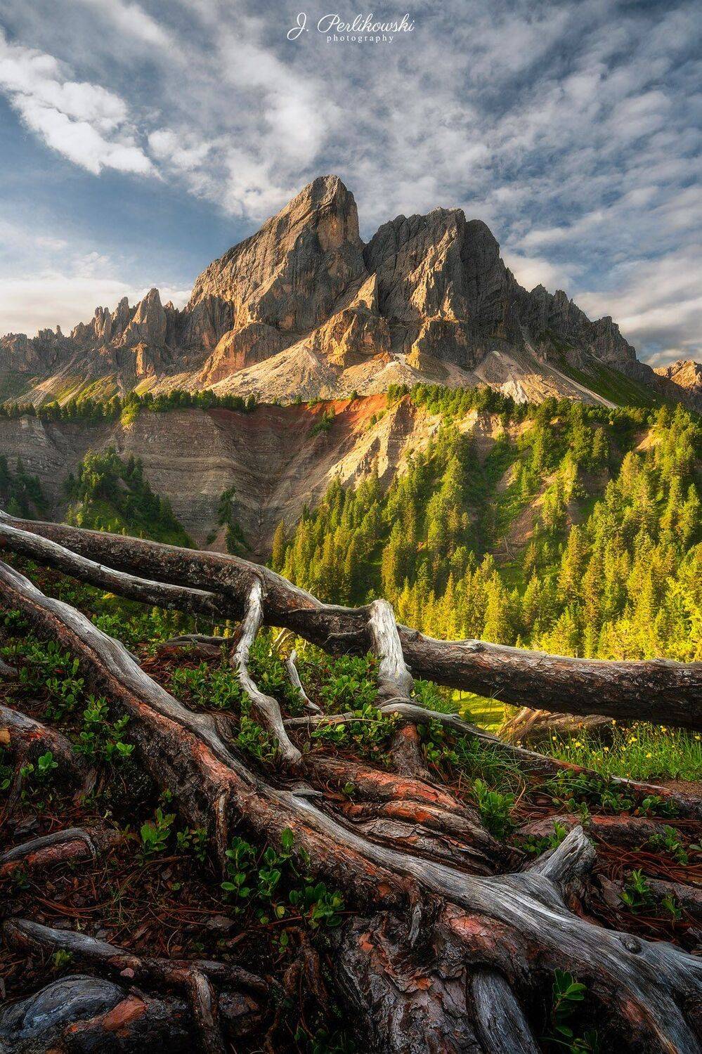 dolomites, dolomiti, mountains, itally, sunset, clours, contrast, summer, mountainscape, Jakub Perlikowski