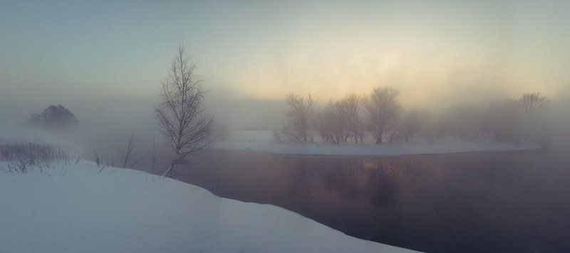 Зимний вечер на Клязьме фото превью