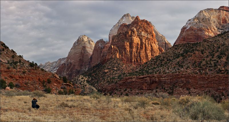 zion, canyon, , thepictureform. ...про маленького фотографа в большом каньоне... фото превью