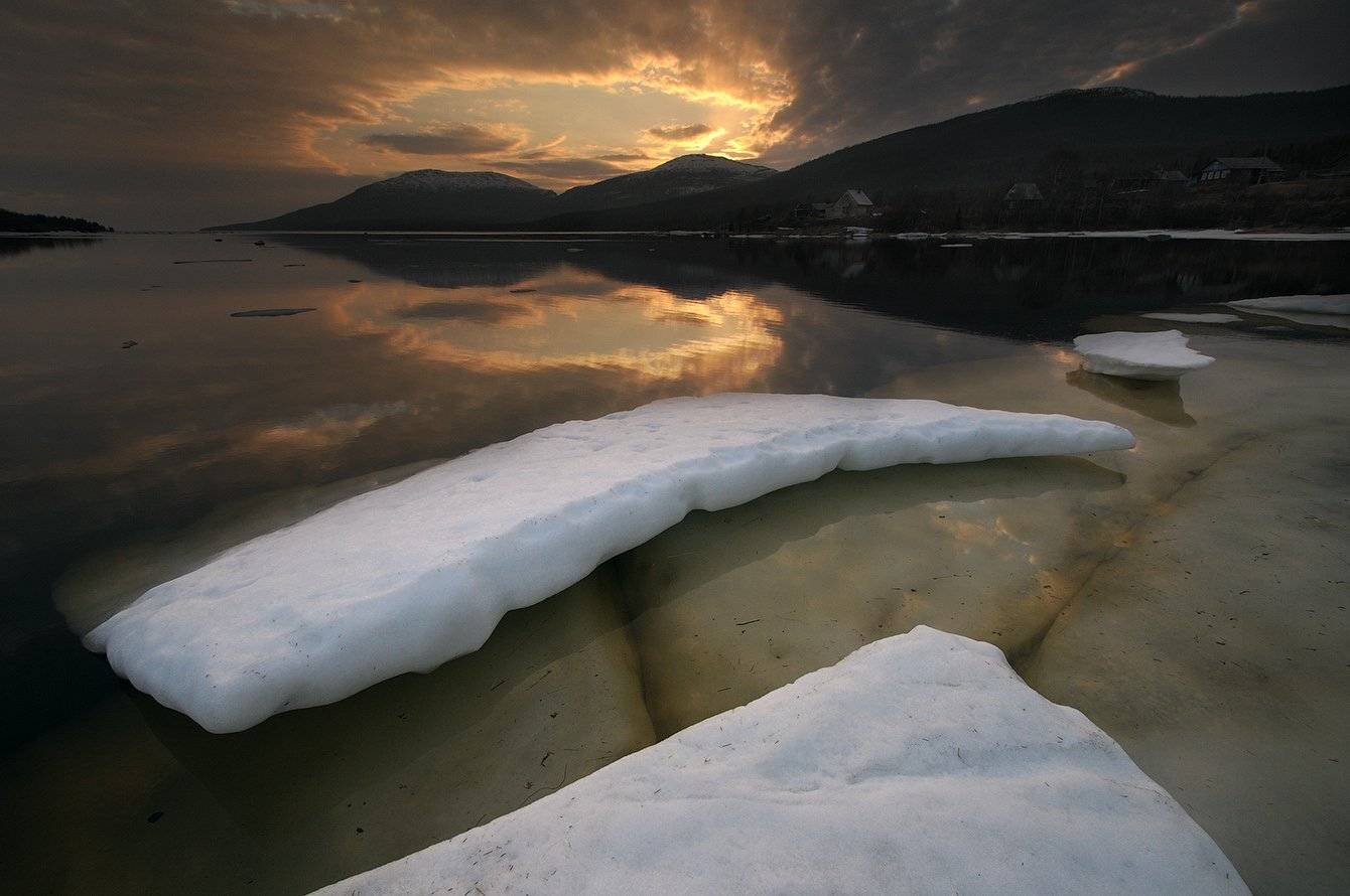 колвица, кольский, север, вечер, весна, Roman Goryachiy