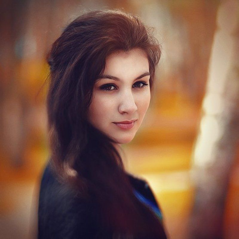 девушка, волосы, взгляд, природа, весна, глаза, портрет, canon, 1dx Aigul фото превью