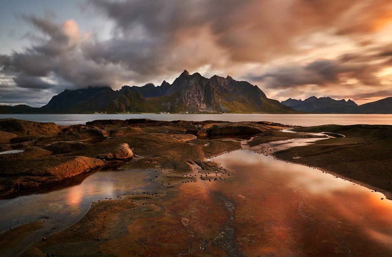 Landscape, Vareid, Lofoten, sunrise, Marcin Grzegorczyn