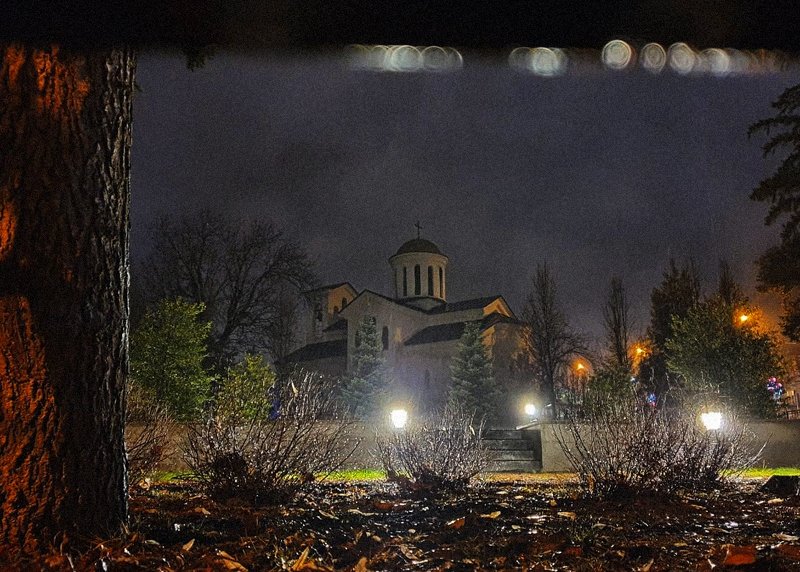 храм, вечер, дождь Непогода фото превью