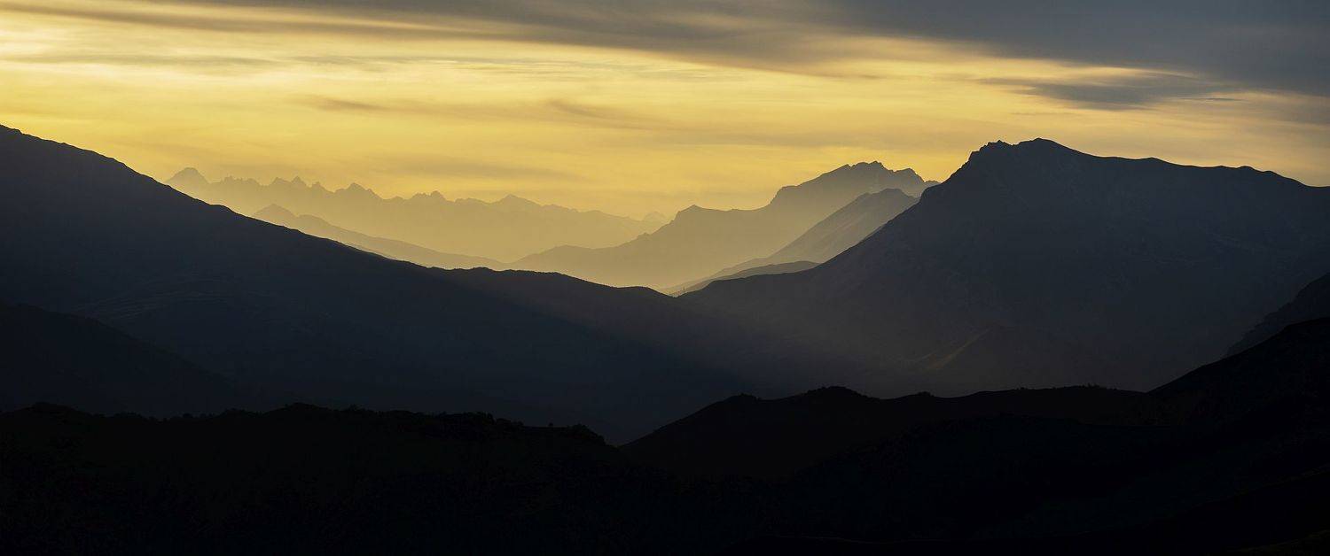 пейзаж, горы, свет, природа, закат, Кавказ, Ингушетия, landscape, nature, mountain, Ефимов Александр