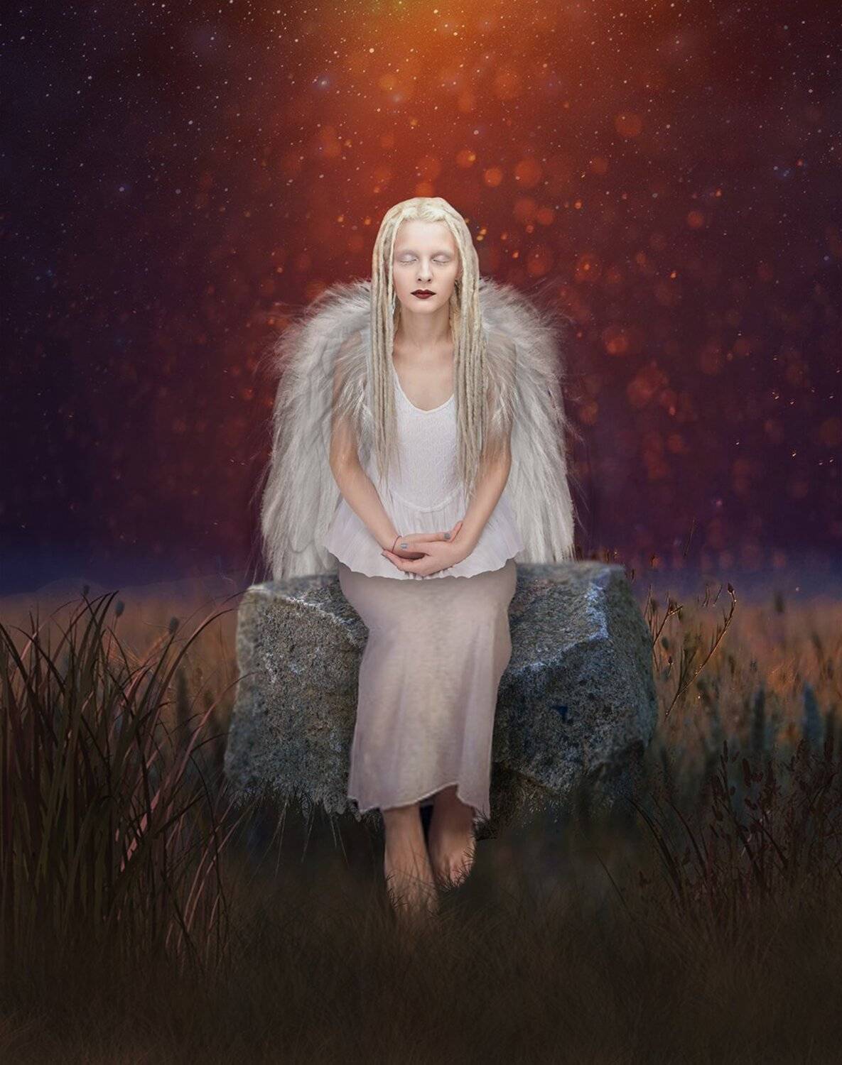 портрет. девушка. ангел. крылья. свет. креатив., Nataliorion