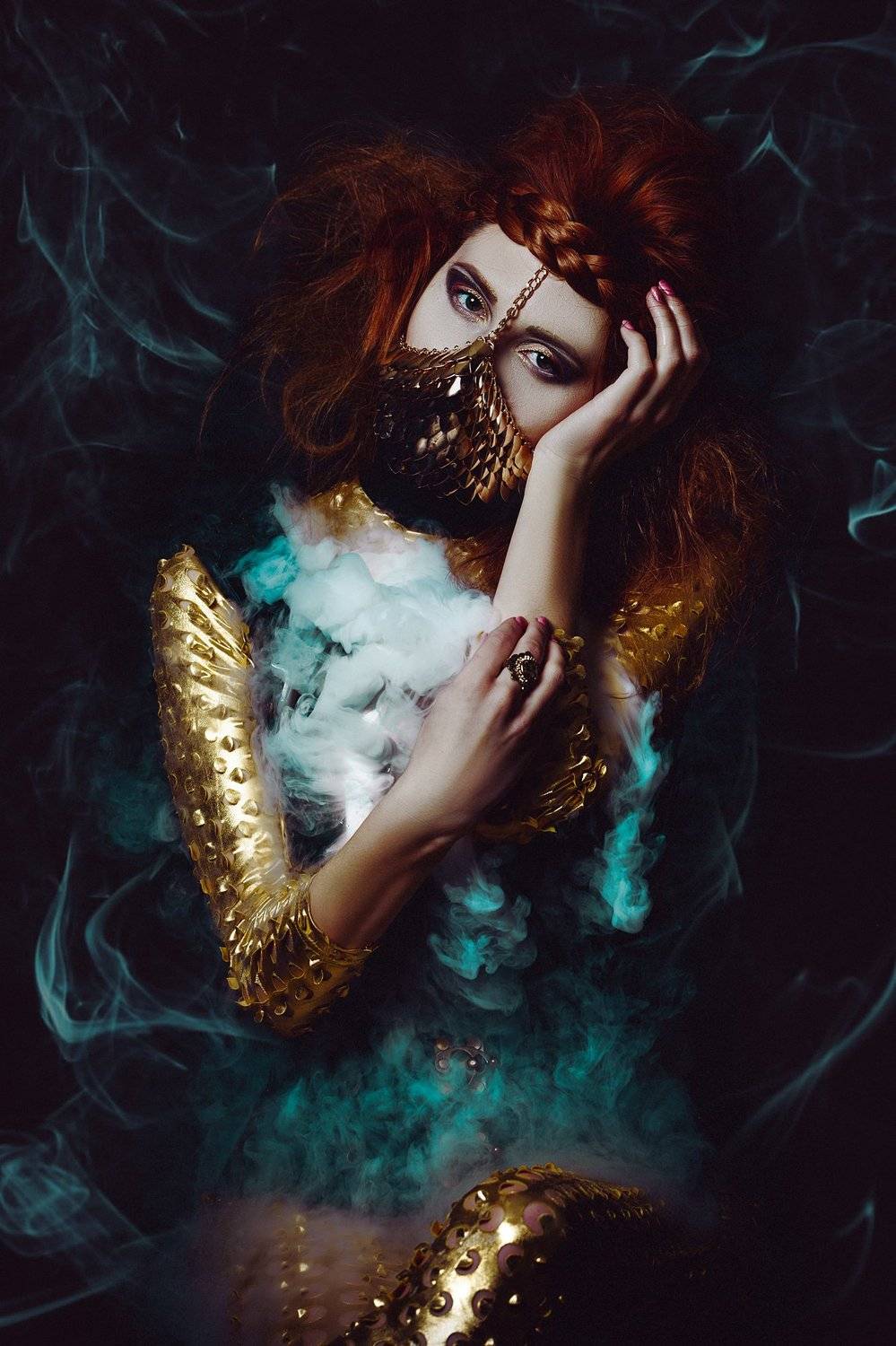 woman, portrait, studio, conceptual, art, Руслан Болгов (Axe)