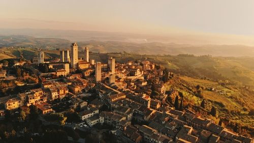 Toscana, San Gimignano | Рассвет над Сан Джиминьяно, Тоскана
