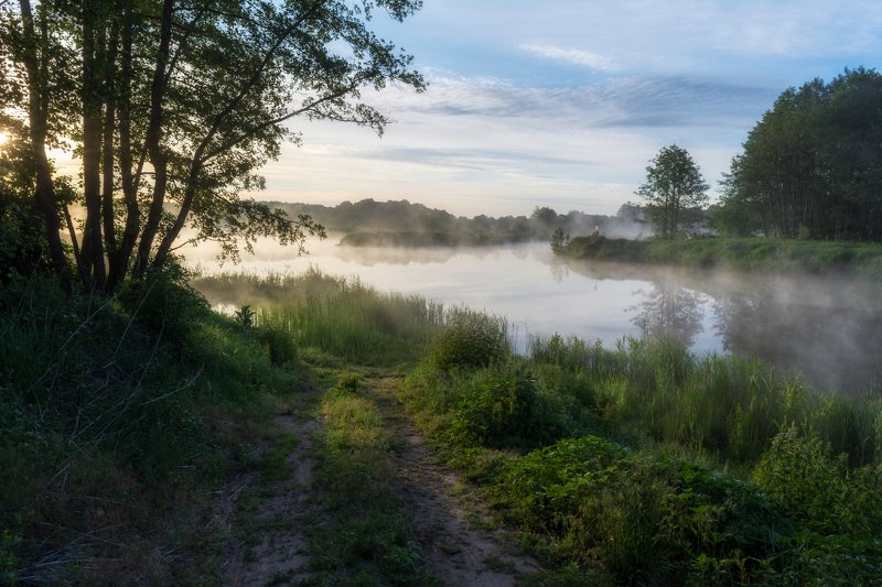 северский донец,рассвет, река *** фото превью