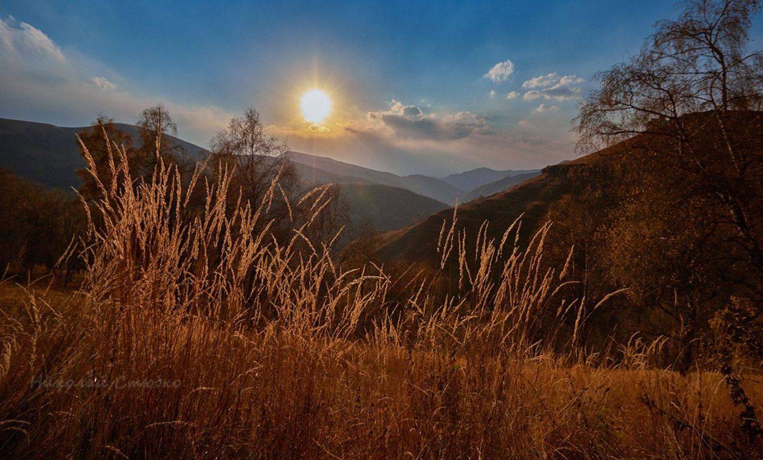 кавказ горы осень аманкол, Николай Стюбко