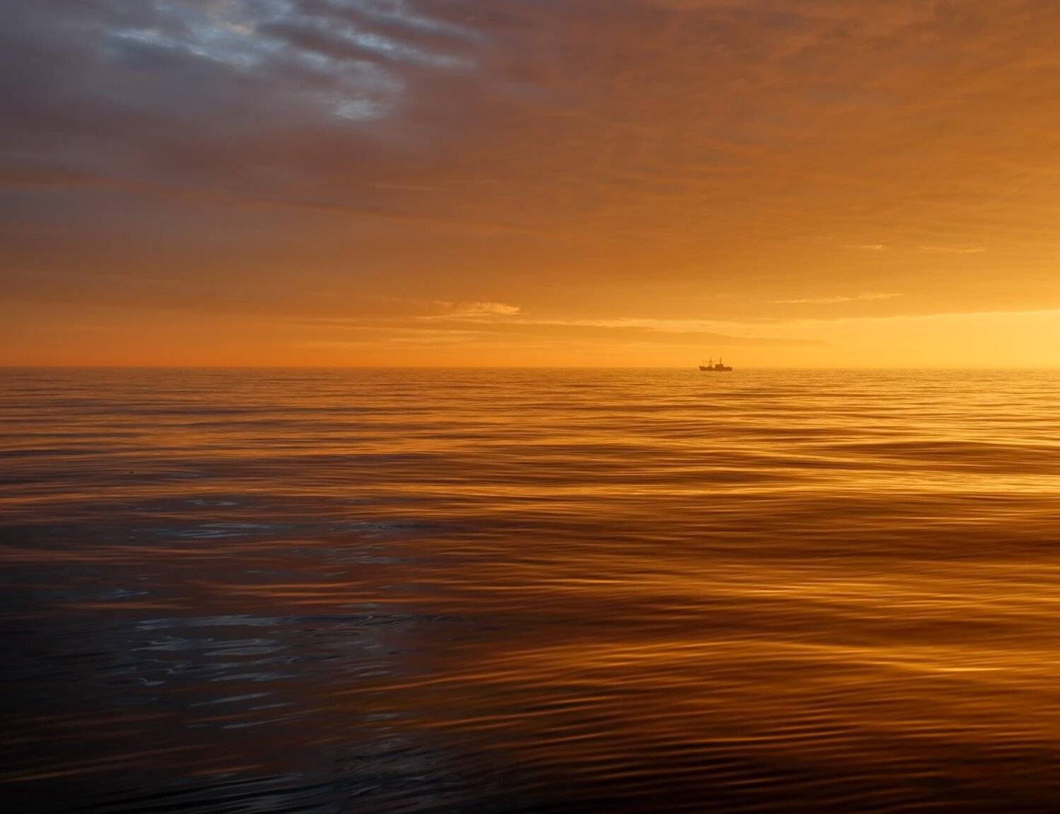 вечер, волны, закат, осень, тихий океан, Евгений Паршуков