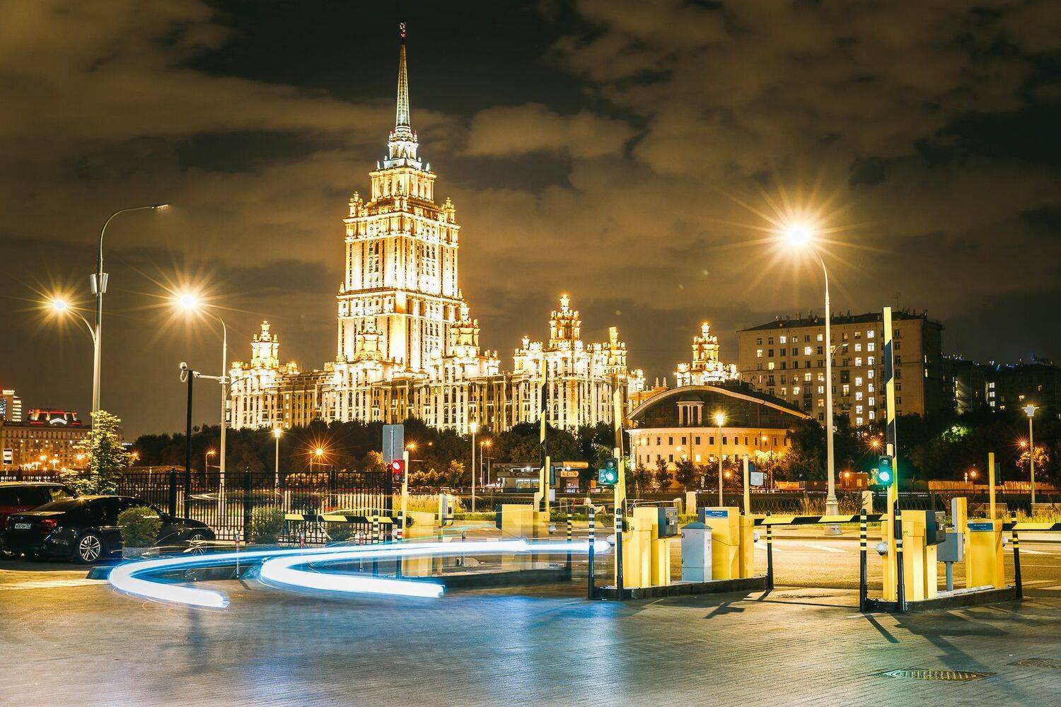 ночь, город, мегаполис, трек, движение, выдержка, длинный, гостиница, украина, , Юрий Шурчков