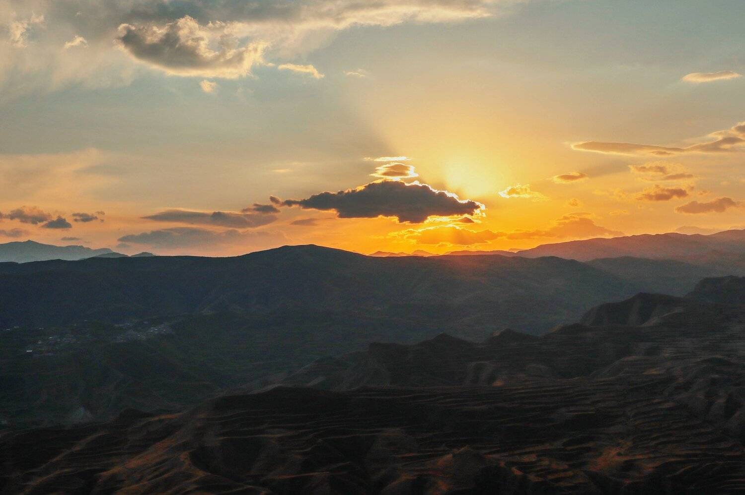 закат,вечер,горы,дагестан,гунибский район,, Marat Magov