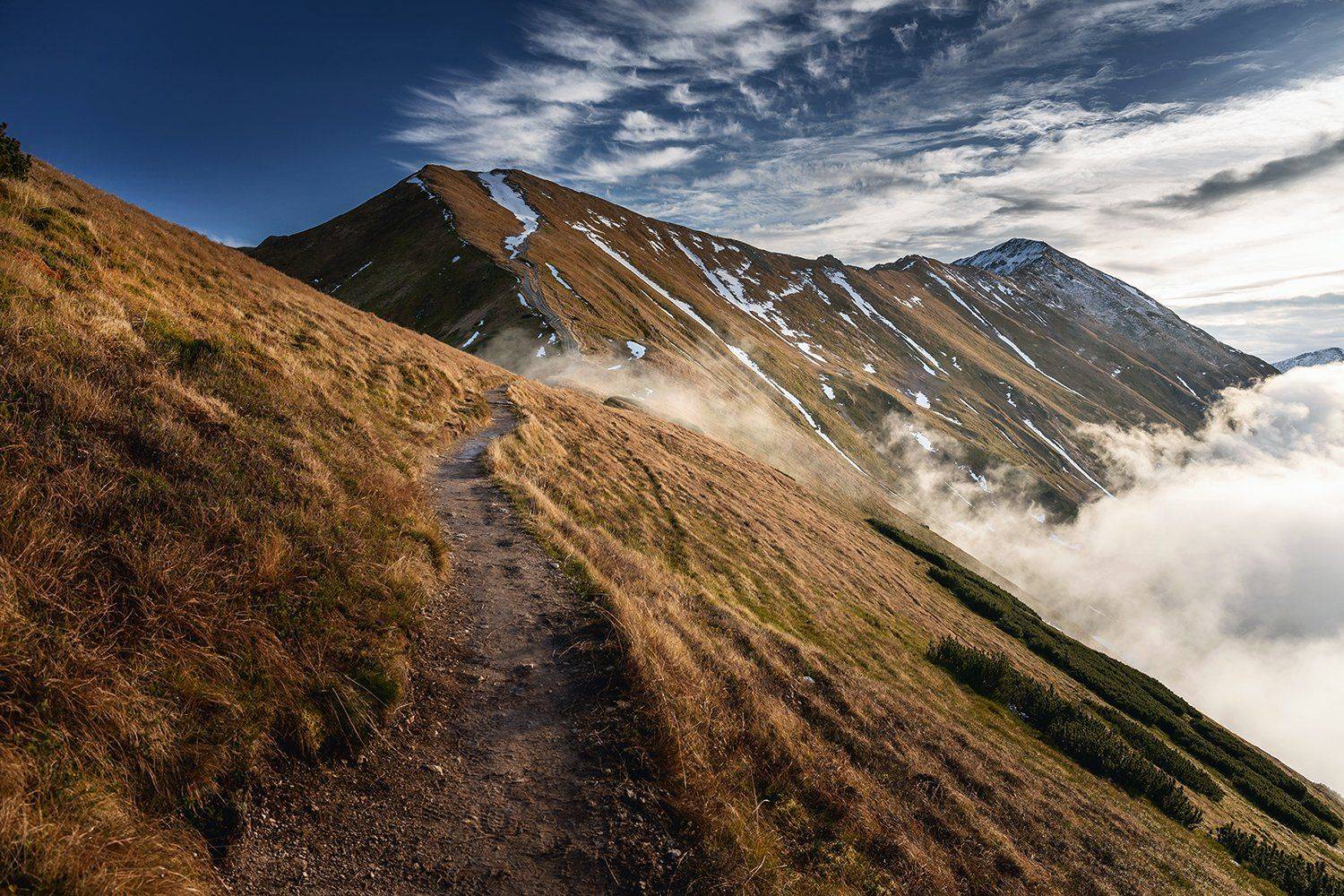 mountains, autumn, poland, Michał Kasperczyk