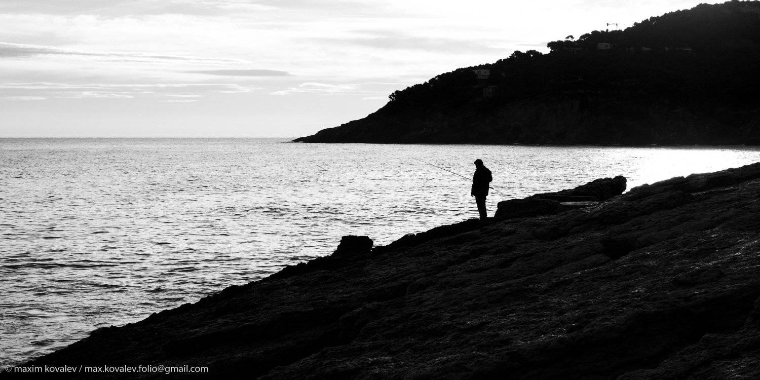 europe, spain, coast, contrast, fisherman, fishing, nature, rock, sea, water, европа, испания, берег моря, вода, контраст, море, побережье, природа, рыбак, рыбалка, скала, Максим Ковалёв