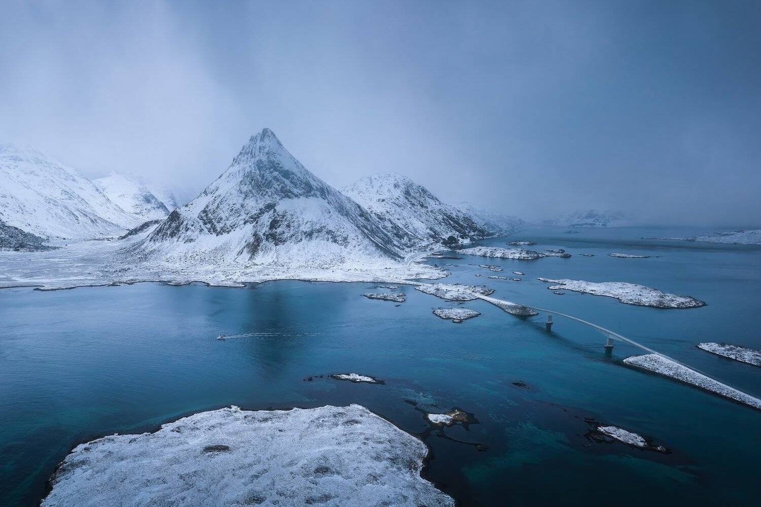 norway, lofoten, drone, above, mavic2, dji, mavic2pro, water, winter, Алексей Вымятнин